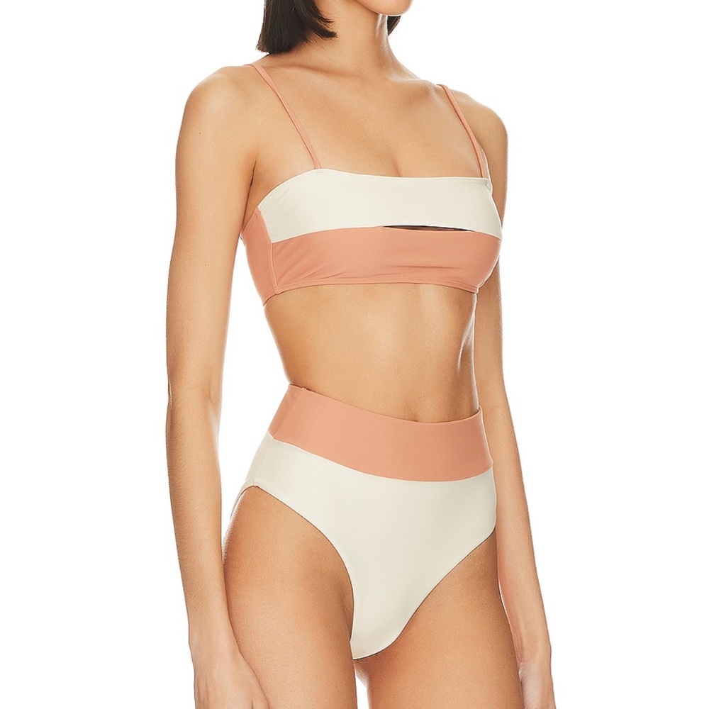 Lovers + Friends Peach and Cream Bikini